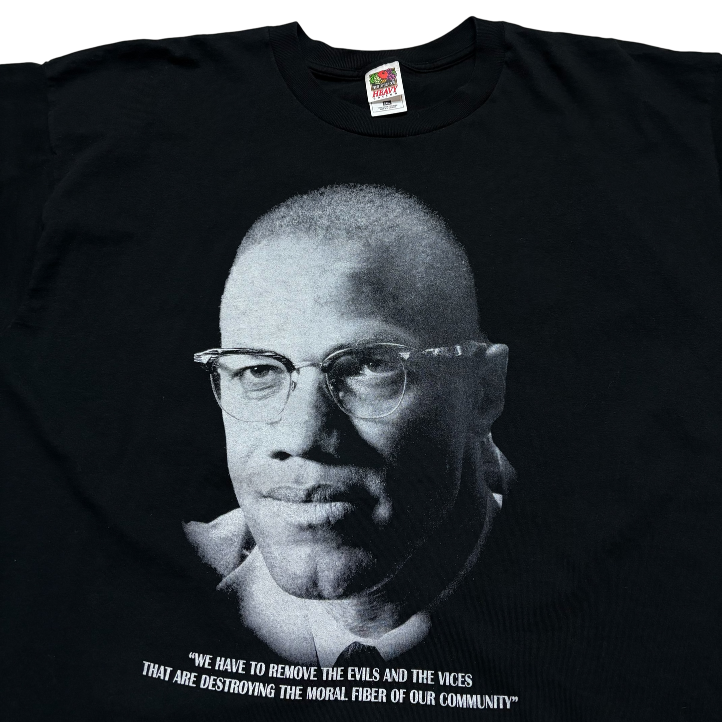 Vintage Malcom X Graphic T Shirt (3XL