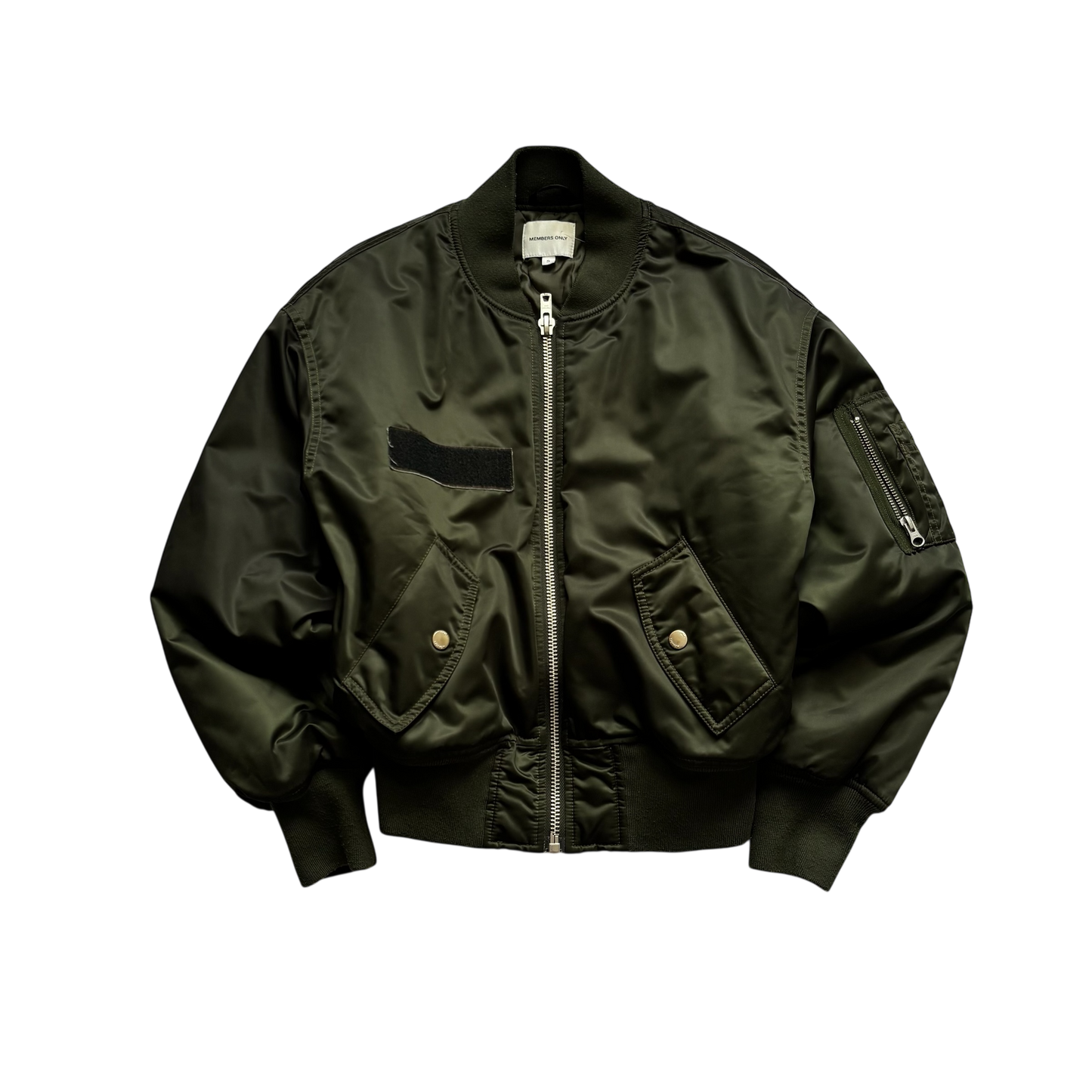 Members Only Green Bomber Jacket (Women’s Small)