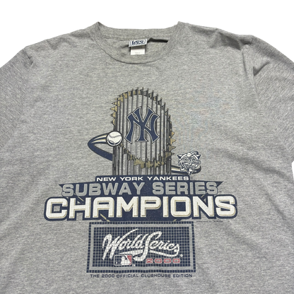 2000 Vintage New York Yankees Subway Series T Shirt (Large)