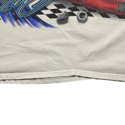 2002 Vintage NASCAR Big Front & Back Graphic Print T Shirt (XXL)
