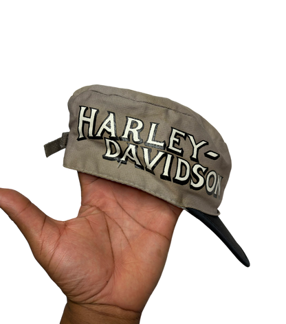 Vintage Harley Davidson Grey Cycling Hat