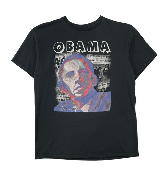 Vintage Obama Graphic T Shirt (Small)